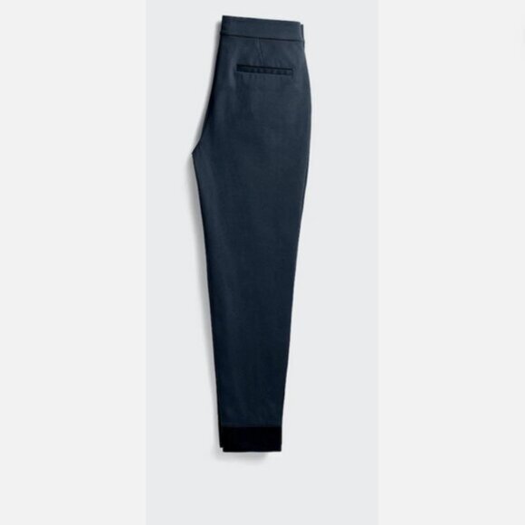 Ministry of Supply Kinetic Pull On Crop Pants Women's Size 6 Navy Blue ~ EUC - Picture 4 of 13